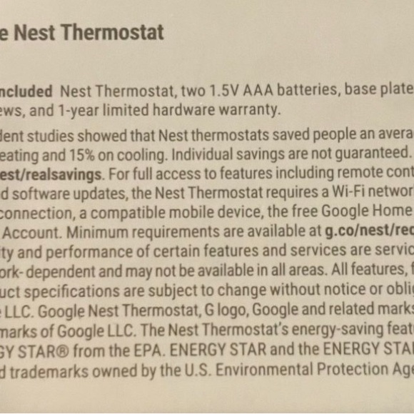Nest Thermostat and Temperature Sensor NEW in box! Price is for BOTH! - Picture 3 of 6